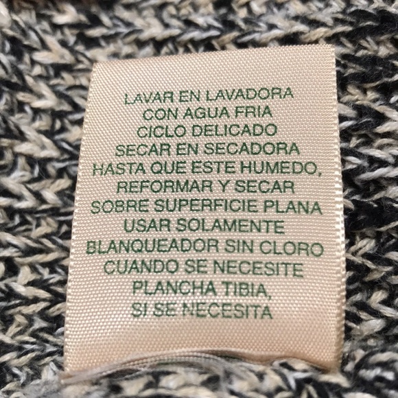 RETRO—ST. JOHN’S BAY—Chunky Grandpa Pullover Crewneck Black/White Sweater—Sz Lg - Picture 9 of 15